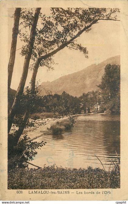 CPA Lamalou les Bains Les Bords de L'Orb