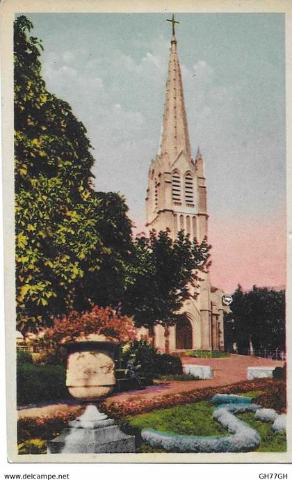 CPA LAMALOU-LES-BAINS série "L'Hérault Illustré" -l'église