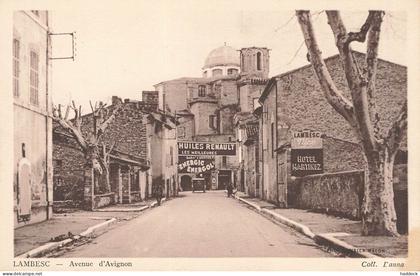 LAMBESC : AVENUE D'AVIGNON