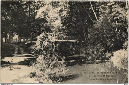 CPA LAMOTTE BEUVRON-Colonie St-MAURICE-Les bords du BEUVRON (26906)