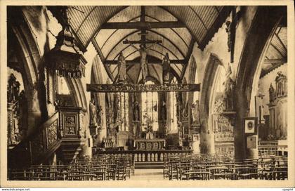 CPA Lampaul Finistere Interieur de l eglise