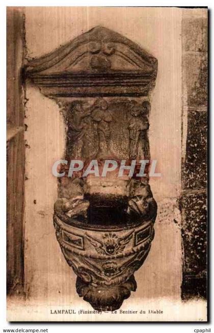 CPA Lampaul (Finistere) Le Benitier du Diable