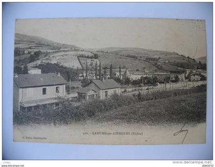 LAMURE-sur-AZERGUES  :  Vue générale