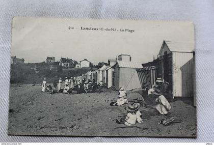 Cpa 1929, Lancieux, la plage, Cotes d'Armor 22