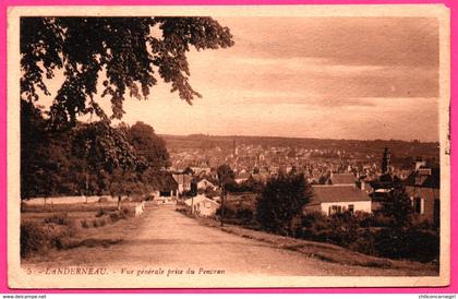 Landerneau - Vue générale prise du Pencran - Eglise - Edit. G. ARTAUD - 1935