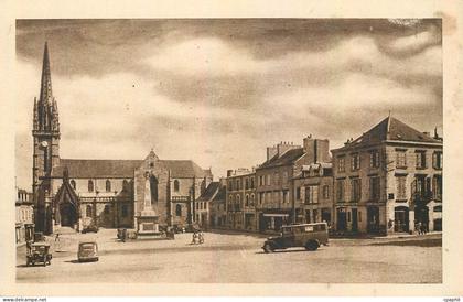 CPA Landivisiau Finistere La Grande Place
