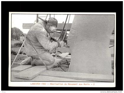 56 - LANESTER - Monument aux morts - réalisation - sculpteur Daniel Druet - 1985