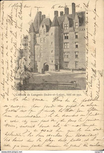 CPA Chateau De Langeais