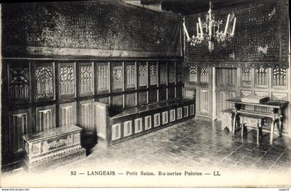 CPA Langeais Petit Salon