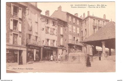LANGOGNE - Station climatique - Quartier de la Halle