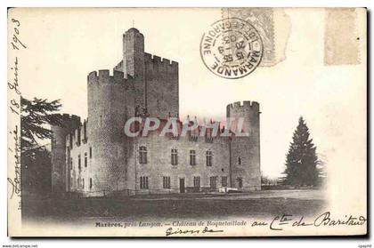 CPA Mazeres Pres Langon Chateau de Roquetaillade
