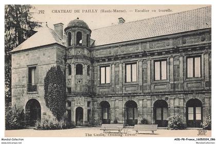 AODP8-0552-52 - PAILLY - Chateau de pailly - Escalier en tourelle