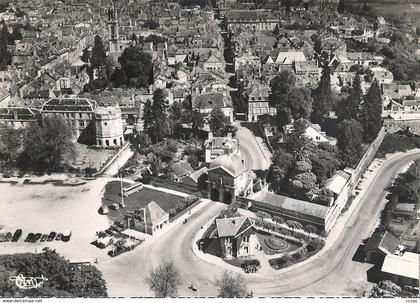 CPSM Langres vue aérienne