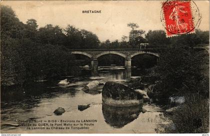 CPA LANNION - Vallée du Guer le Pont Maho sur la Route de LANNION (230320)