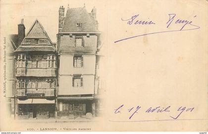 CPA Lannion Vieilles Maisons (carte 1900)