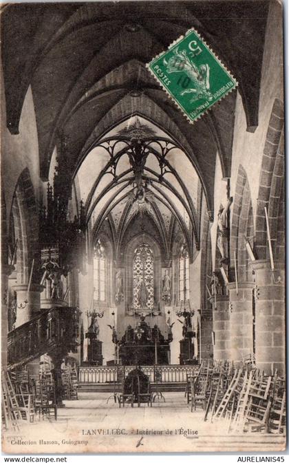 22 LANVELLEC - interieur de l'eglise