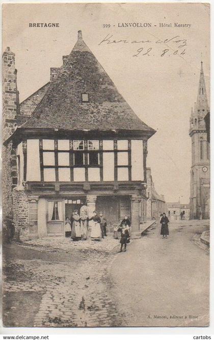 22 LANVOLLON   Hôtel Keratry