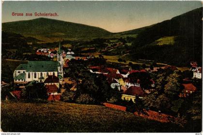 CPA AK SCHNIERLACH - LAPOUTROIE - Panorama - Vue générale (389786)