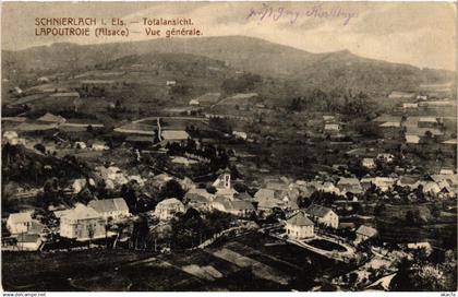 CPA AK SCHNIERLACH - LAPOUTROIE - Totalansicht - Vue générale (389781)