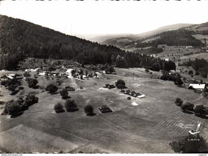 CPSM En Avion Au Dessus Lapoutroie Haut Rhin La colonie de vacances du Faude