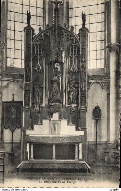 CPA Larchant Interieur de l'eglise La chapelle de la vierge