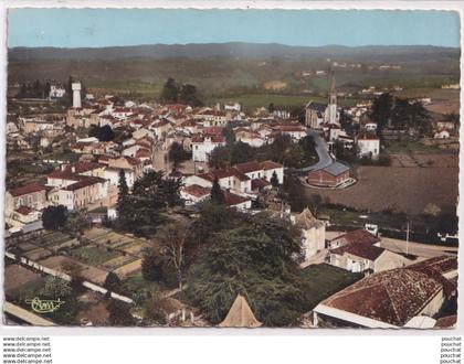 B14-47) LAROQUE TIMBAUT (LOT ET GARONNE) VUE PANORAMIQUE AERIENNE - ( 2 SCANS )