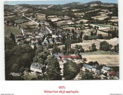 LASSEUBE: vue générale vue aérienne 10x15 - très bon état