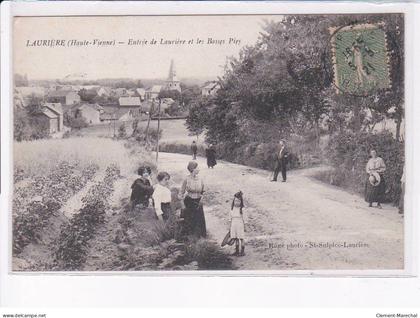 LAURIERE: entrée de laurière et les basses pies - très bon état