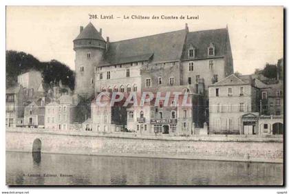 CPA Laval La Chateau des Comtes de Laval