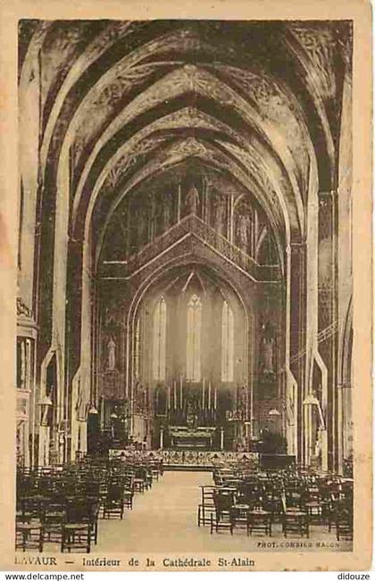 81 - Lavaur - Intérieur de la Cathédrale St-Alain - CPA - Voir Scans Recto-Verso