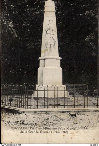 Lavaur - Monument aux Morts - CPA