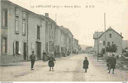 09 - Lavelanet - Route de Bélesta - Animée - CPA - Voir Scans Recto-Verso