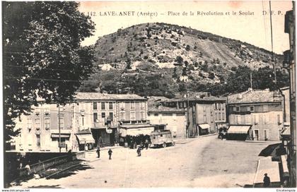 CPA Carte postale  France Lavelanet Place de la Révolution et le Soulat  VM85217
