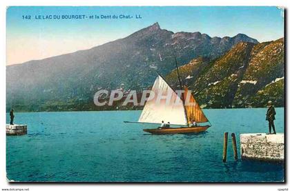 CPA Le lac du Bourget et la Dent du Chat