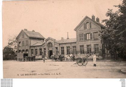 CPA 93 LE BOURGET  la gare