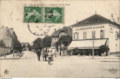 Le Bourget CPA Avenue de la gare