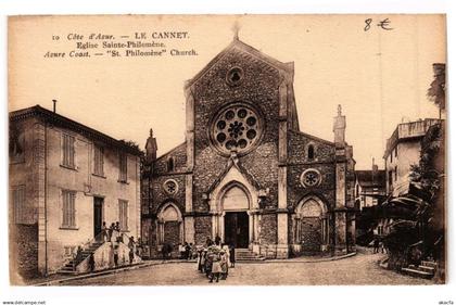CPA LE CANNET - Eglise saint philomene (199091)