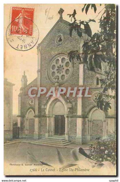 CPA Le Cannet Eglise Ste Philomene