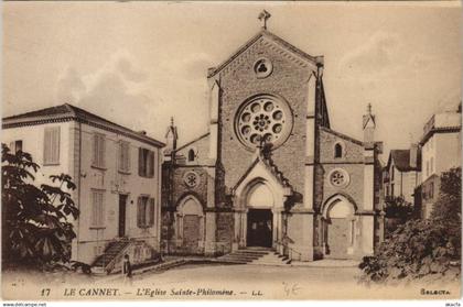 CPA LE CANNET L'Eglise Sainte-Philomene (1111715)