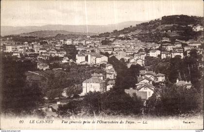 CPA Le Cannet Vue Generale prise L Observatoire du Pezou