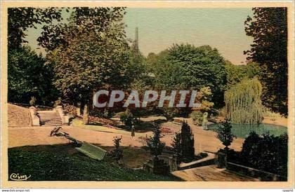 CPA Le Cateau - Jardin Fenelon - vue de cote