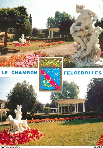 CPM Le Chambon Feugerolles Loire Le Parc Jean Moulin
