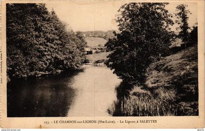 CPA Le CHAMBON-sur-LIGNON (Hte-Loire) - Le LIGNON A Salettes (202920)