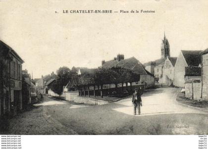 1 cpa Le chatelet en brie