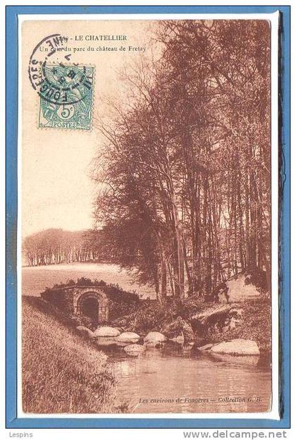 35 - Le CHATELIER -- Un coin du parc du .....