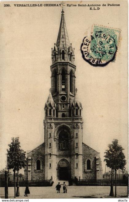 CPA VERSAILLES-le-CHESNAY - Église St-ANTOINE de Padoue (352880)