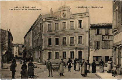 CPA Le CHEYLARD Les Postes et le Gendarmerie (398922)