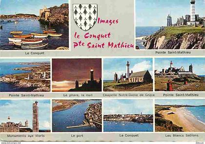 Carte Postale - 29 - Le Conquet - Pointe Saint Mathieu - Multivues - Voir Scans Recto Verso