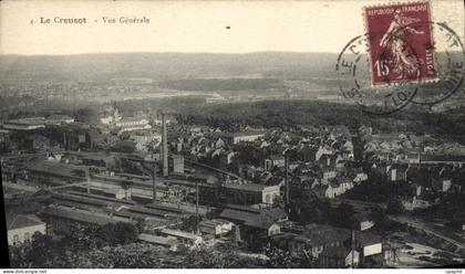 CPA Le Creusot Vue Generale