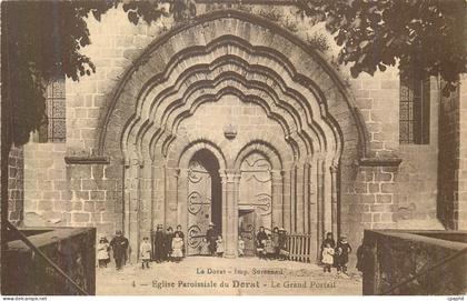 CPA Eglise Paroissiale du Dorat Le Grand Portail
